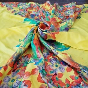 KENZO 100% Silk Scarf - Made In Italy